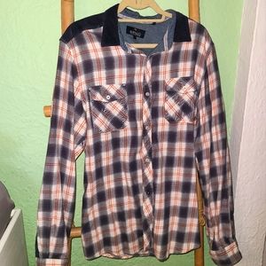 Buffalo XL buttondown shirt (grey,blue,orange)